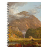 Thomas Cole Ausblick auf den Bergpass Notizblock (Vorderseite)