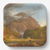 Thomas Cole Ausblick auf den Bergpass Pappteller (Vorderseite)
