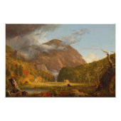 Thomas Cole Ausblick auf den Bergpass Poster (Vorderseite)