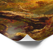 Thomas Cole Ausblick auf den Bergpass Poster (Ecke)