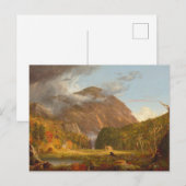 Thomas Cole Ausblick auf den Bergpass Postkarte (Vorne/Hinten)