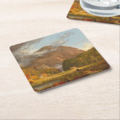 Thomas Cole Ausblick auf den Bergpass Rechteckiger Pappuntersetzer (angewinkelt)