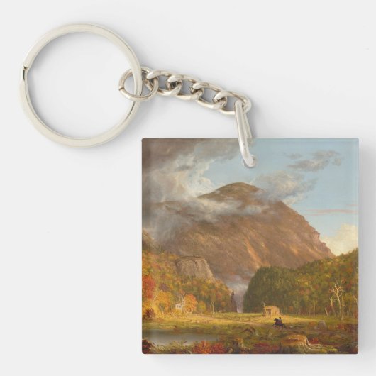 Thomas Cole Ausblick auf den Bergpass Schlüsselanhänger (Vorderseite)