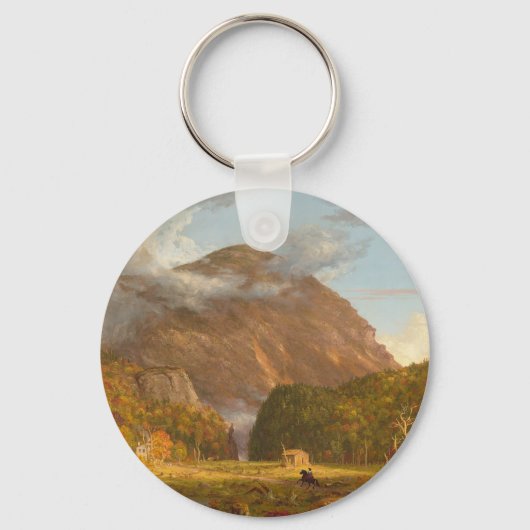 Thomas Cole Ausblick auf den Bergpass Schlüsselanhänger (Vorderseite)