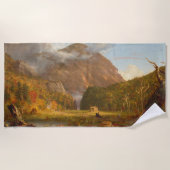Thomas Cole Ausblick auf den Bergpass Strandtuch (Vorderseite)