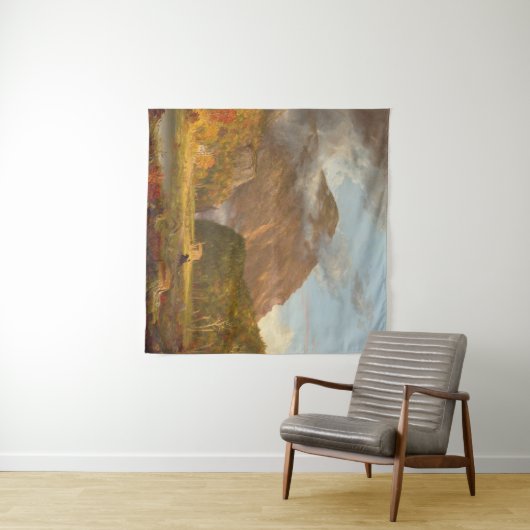 Thomas Cole Ausblick auf den Bergpass Wandteppich (Beispiel (Horizontal))