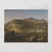Thomas Cole - Blick auf die beiden Seen und Berge Postkarte (Vorderseite)
