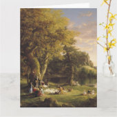 Thomas Cole Das Picknick Karte (Gelbe Blume)