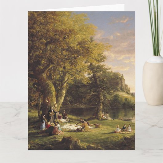 Thomas Cole Das Picknick Karte (Vorderseite)