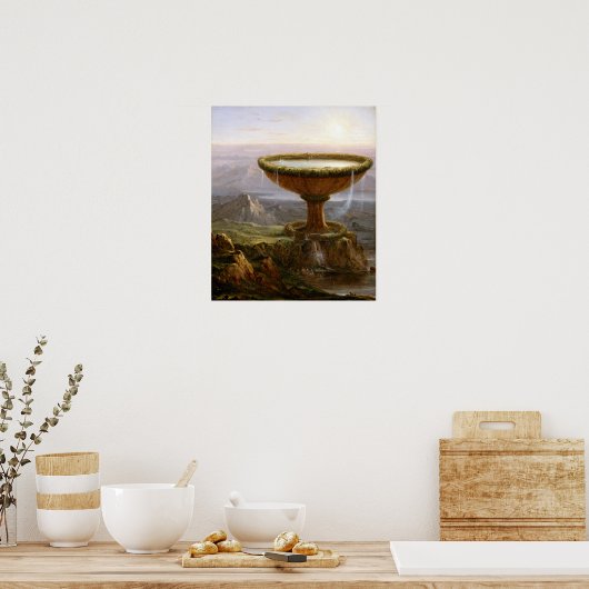 Thomas Cole Das Titan-Goblet Poster (Küche)