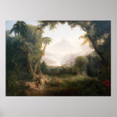 Thomas Cole Der Garten von Eden Poster (Vorne)