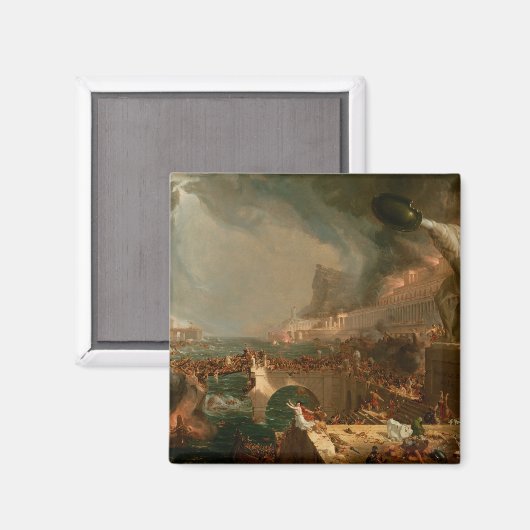 Thomas Cole Der Kurs der Zerstörung des Empire Magnet (Vorderseite/Rückseite)