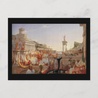 Thomas Cole Der Lauf des Imperiums Vollendung Postkarte