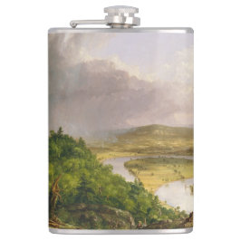 Thomas Cole der Oxbow Der Connecticut-Fluss Flachmann