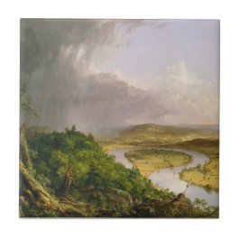 Thomas Cole der Oxbow Der Connecticut-Fluss Fliese