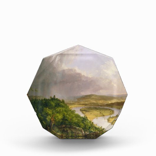 Thomas Cole der Oxbow Der Connecticut-Fluss Fotoblock (Vorderseite)