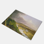 Thomas Cole der Oxbow Der Connecticut-Fluss Fußmatte (Schrägansicht)