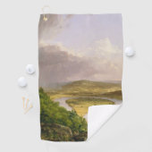 Thomas Cole der Oxbow Der Connecticut-Fluss Golfhandtuch (Insitu)