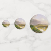 Thomas Cole der Oxbow Der Connecticut-Fluss Konfetti (Rückseiten)