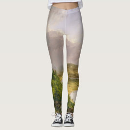 Thomas Cole der Oxbow Der Connecticut-Fluss Leggings