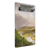 Thomas Cole der Oxbow Der Connecticut-Fluss Mini Klemmbrett (Schrägansicht)