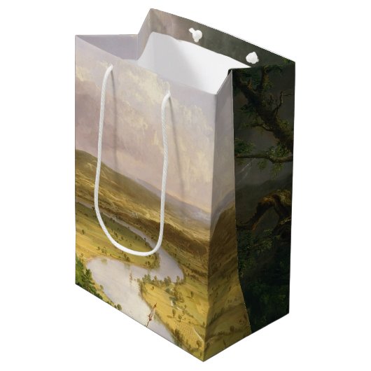 Thomas Cole der Oxbow Der Connecticut-Fluss Mittlere Geschenktüte (Vorderseite Schrägansicht)