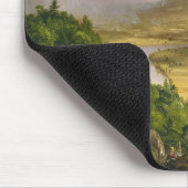 Thomas Cole der Oxbow Der Connecticut-Fluss Mousepad (Ecke)