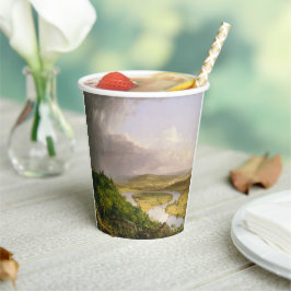 Thomas Cole der Oxbow Der Connecticut-Fluss Pappbecher