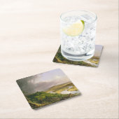 Thomas Cole der Oxbow Der Connecticut-Fluss Rechteckiger Pappuntersetzer (Vor Ort)