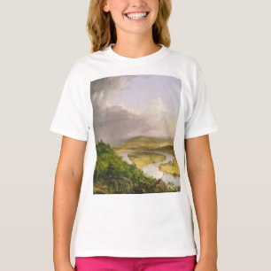 Thomas Cole der Oxbow Der Connecticut-Fluss T-Shirt