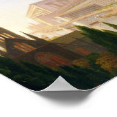 Thomas Cole - Der Traum des Architekten Poster (Ecke)