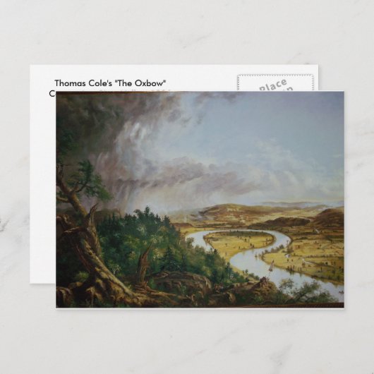Thomas Cole: Die Oxbow-Postkarte Postkarte (Vorne/Hinten)