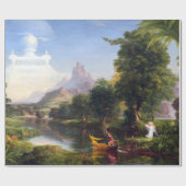 Thomas Cole Die Reise der Jugend des Lebens Geschenkpapier (Flach)