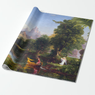 Thomas Cole Die Reise der Jugend des Lebens Geschenkpapier