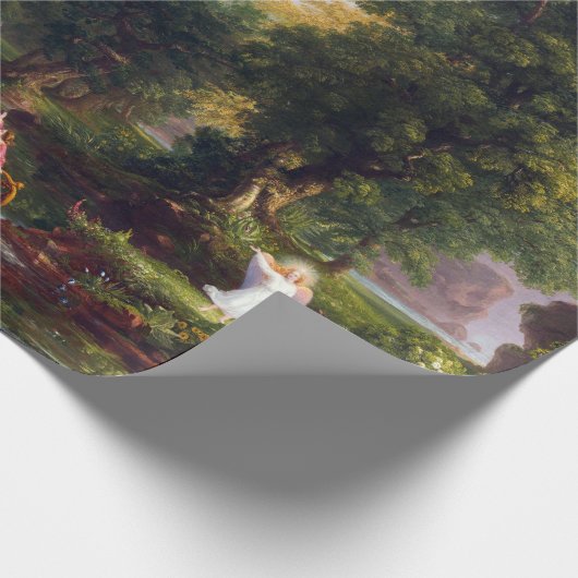 Thomas Cole Die Reise der Jugend des Lebens Geschenkpapier (Ecke)