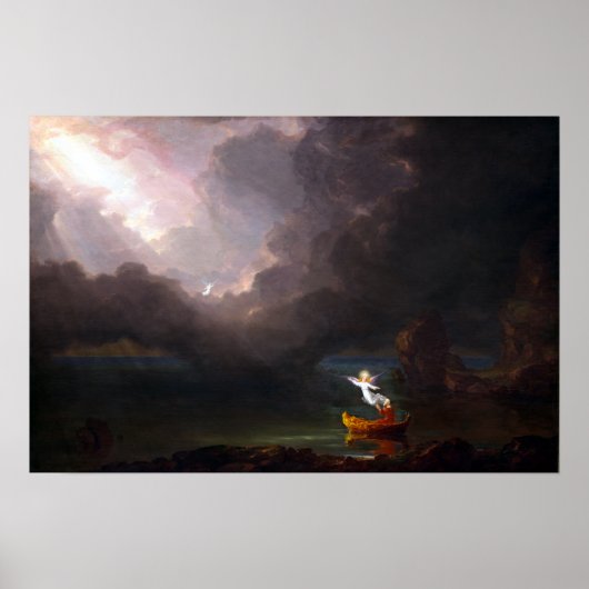 Thomas Cole Die Reise des Lebens im Alter Poster (Vorne)