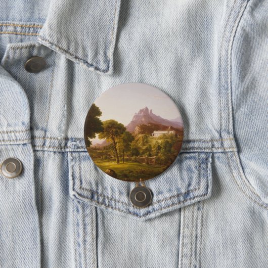Thomas Cole Dream of Arcadia Button (Beispiel)