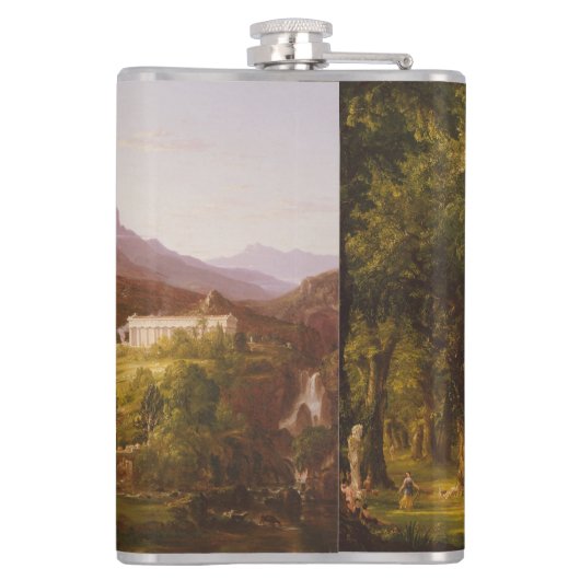 Thomas Cole Dream of Arcadia Flachmann (Rückseite)