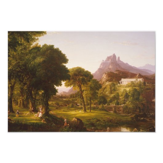 Thomas Cole Dream of Arcadia Fotodruck (Vorne)