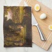 Thomas Cole Dream of Arcadia Geschirrtuch (Viertel Falte)