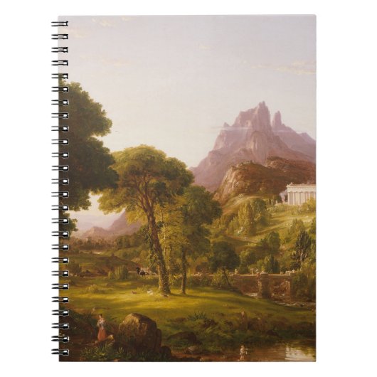 Thomas Cole Dream of Arcadia Notizblock (Vorderseite)