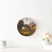Thomas Cole Dream of Arcadia Runde Wanduhr (Zuhause)
