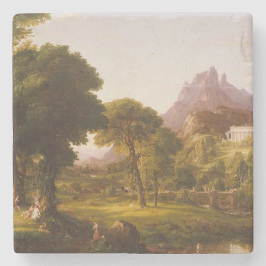 Thomas Cole Dream of Arcadia Steinuntersetzer (Vorderseite)