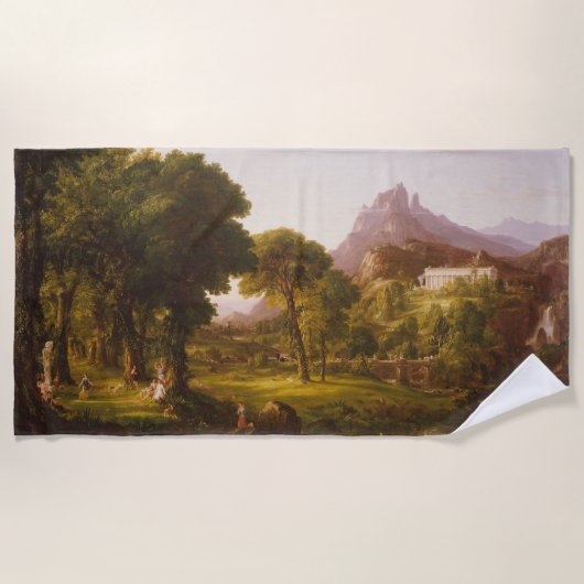 Thomas Cole Dream of Arcadia Strandtuch (Vorderseite)