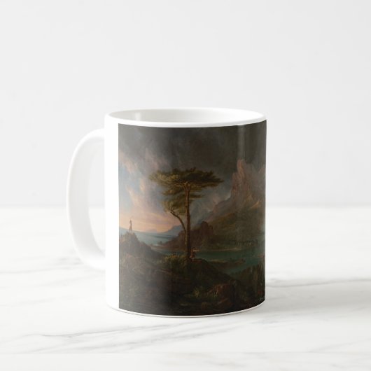 Thomas Cole - Eine wilde Szene Kaffeetasse (Vorderseite Links)