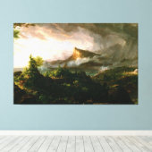 Thomas Cole The Course of Empire - Savage Staat Leinwanddruck (Insitu (Holzboden))