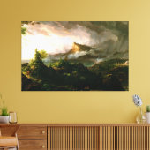 Thomas Cole The Course of Empire - Savage Staat Leinwanddruck (Insitu (Wohnzimmer))