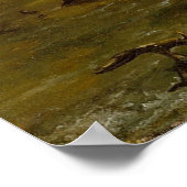 Thomas Cole The Mountain Ford Poster (Ecke)