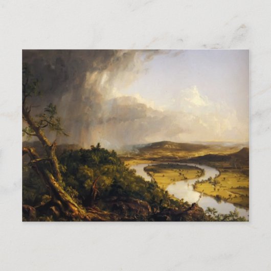 Thomas Cole - The Oxbow , der Connecticut River Postkarte (Vorderseite)