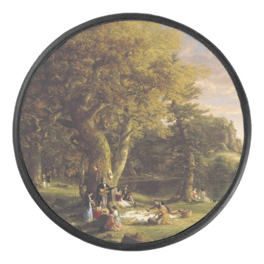 Thomas Cole The Pic-Nic Eishockey Puck (Vorderseite)